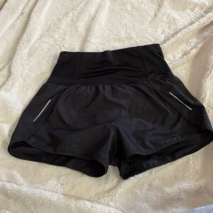 All In Motion women’s athletic shorts with elastic high rise waistband